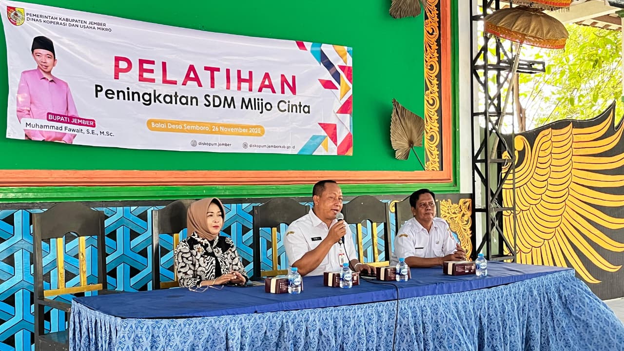 Pelatihan Peningkatan SDM Mlijo Cinta Dimulai, Tiga Kecamatan Jadi Lokasi Perdana