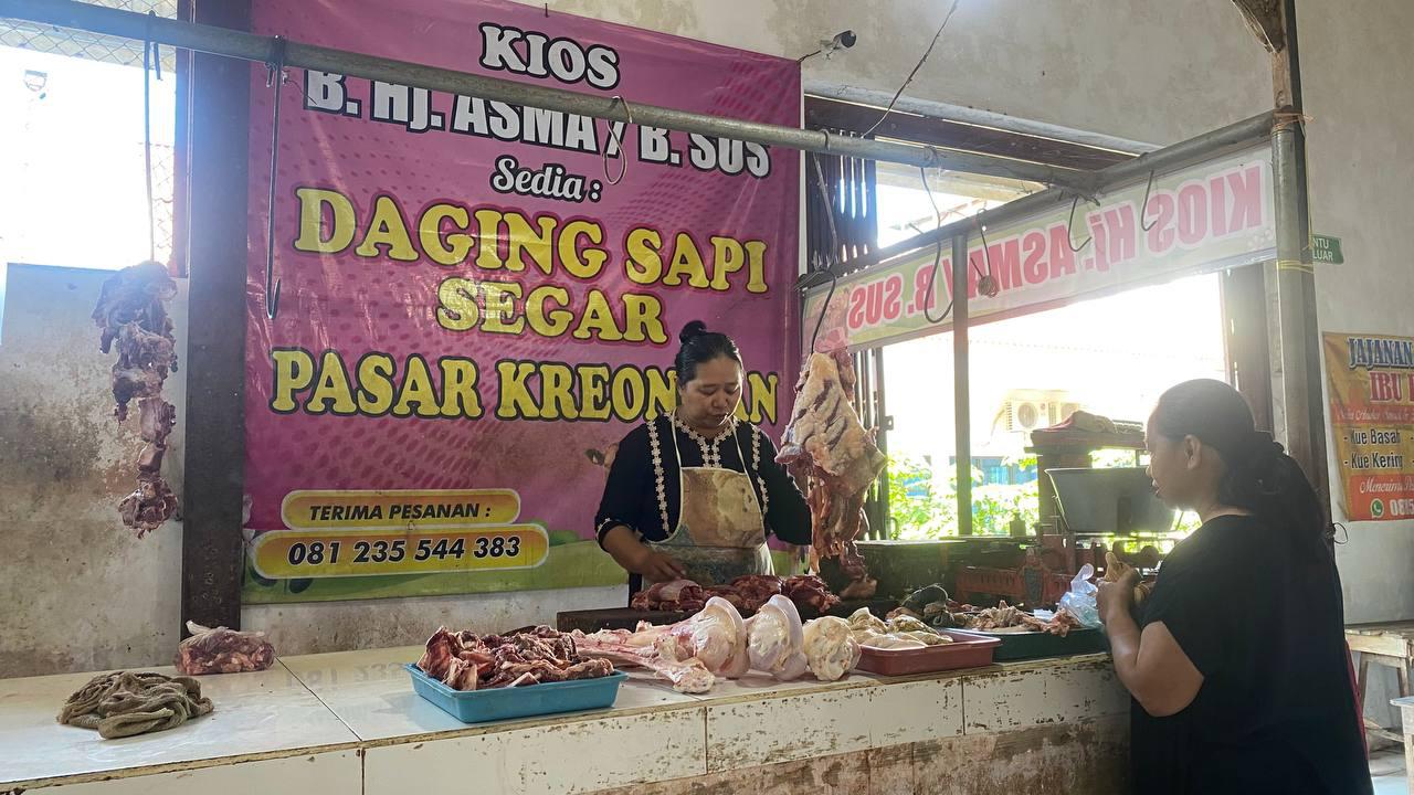 Harga Daging Sapi di Pasar Kreongan Jember Kembali Jinak, Sentuh Rp130 Ribu per Kilogram