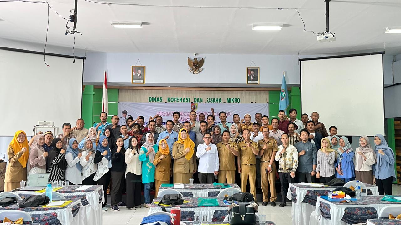 Bimtek Manajemen Organisasi Bagi Koperasi Merah Putih Resmi Dimulai di Aula Diskopum Jember