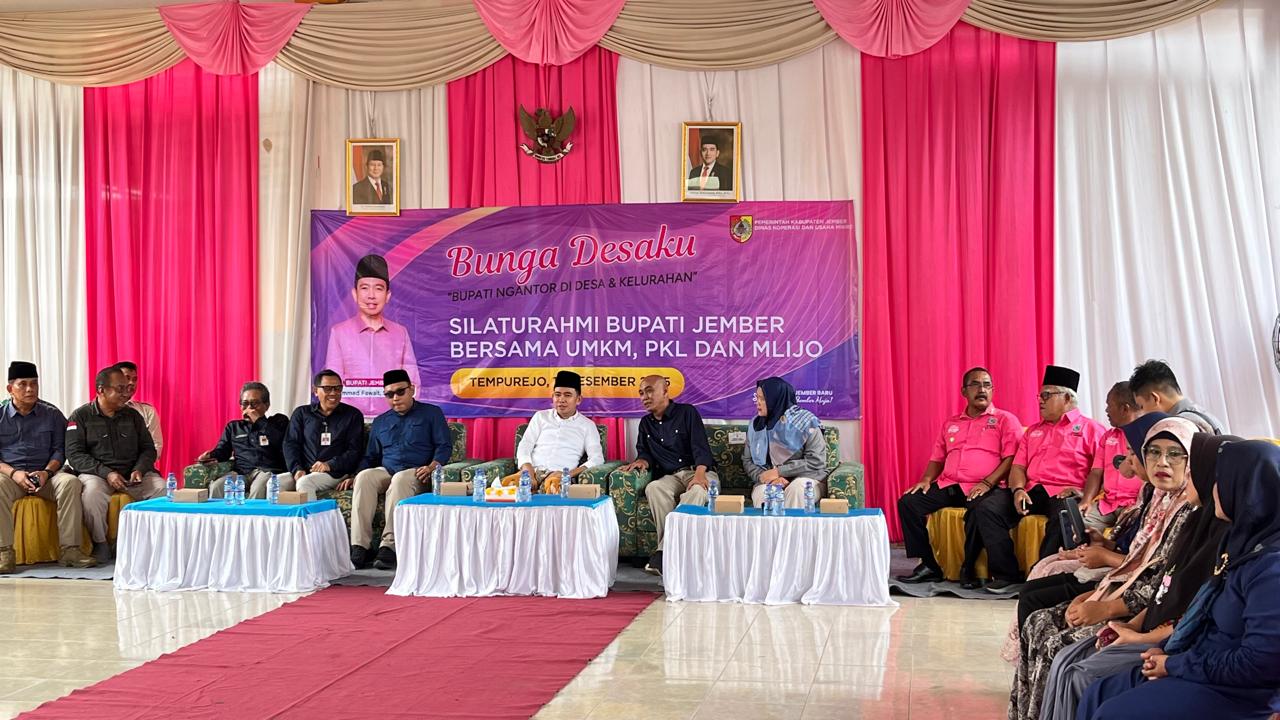 Bunga Desaku di Tempurejo: Silaturahmi Bupati Jember Bersama UMKM, PKL, dan Mlijo
