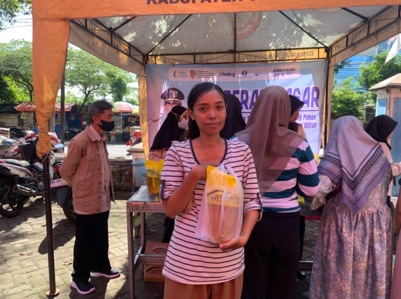 Siasat Jember Tekan Inflasi, Operasi Pasar Tegal Besar Diserbu Warga Jelang Lebaran