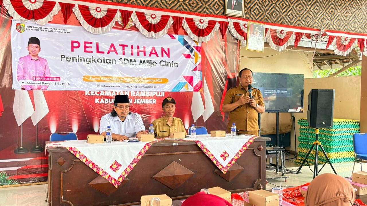 Langkah Nyata Penguatan Mlijo Cinta, Pelatihan SDM Digelar di Rambipuji dan Balung