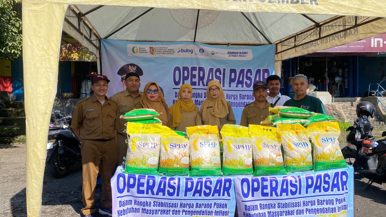 Operasi Pasar di Pasar Gebang, Sediakan Beras SPHP Harga Terjangkau