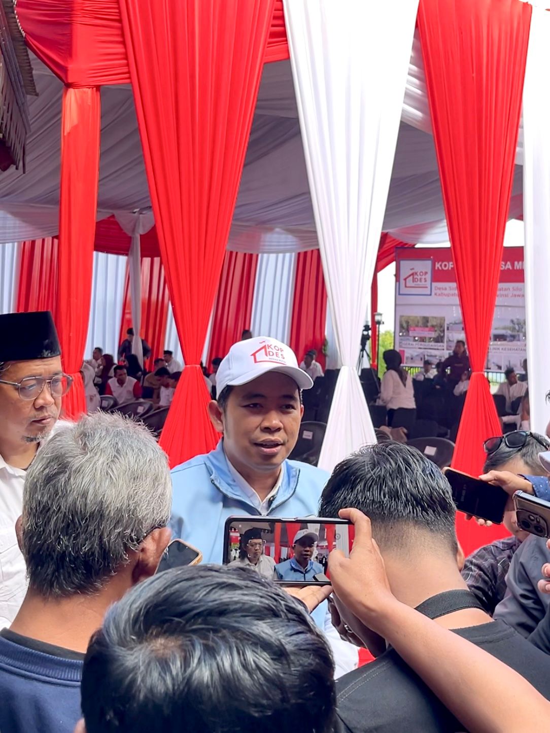 Diskopum Jember Gelar Peluncuran Kelembagaan Koperasi Desa/Kelurahan Merah  Putih Bersama Presiden Secara Virtual di Rembangan