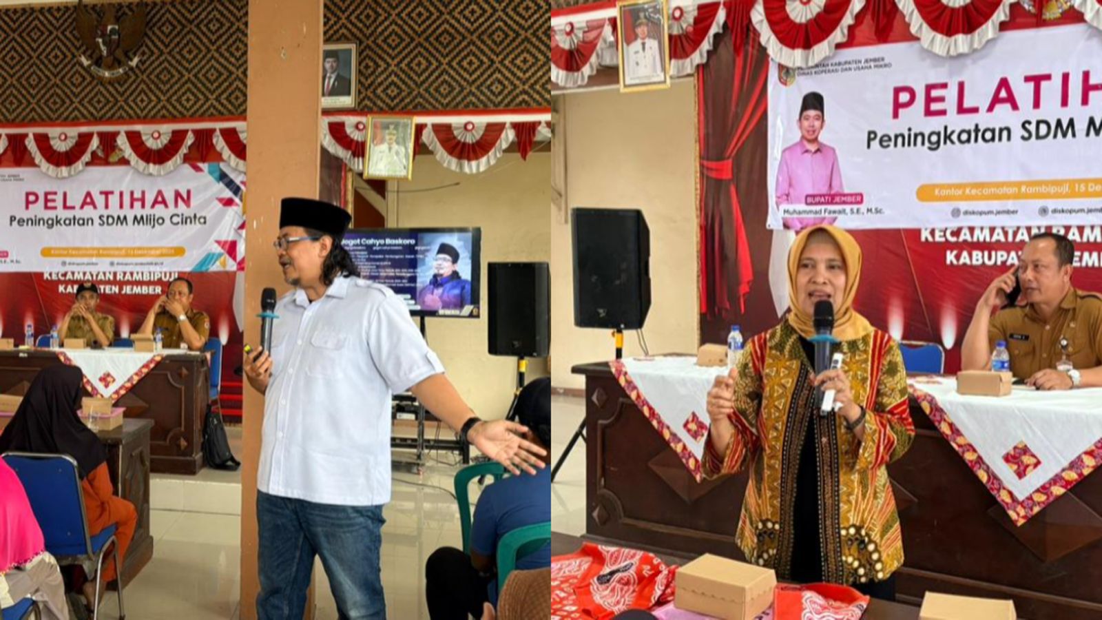 Langkah Nyata Penguatan Mlijo Cinta, Pelatihan SDM Digelar di Rambipuji dan Balung