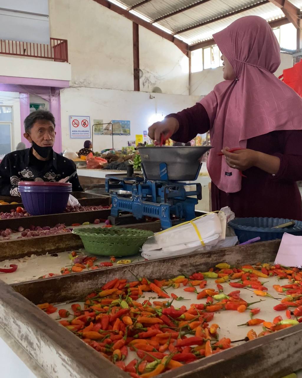 Harga Cabai Rawit di Pasar Kreongan Turun Jadi Rp85 Ribu per Kilogram