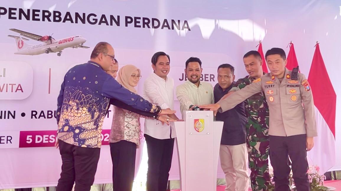 Penerbangan Perdana Jember-Bali Resmi Dibuka, Peluang Besar UMKM Jember Masuk Pasar Wisata Dunia