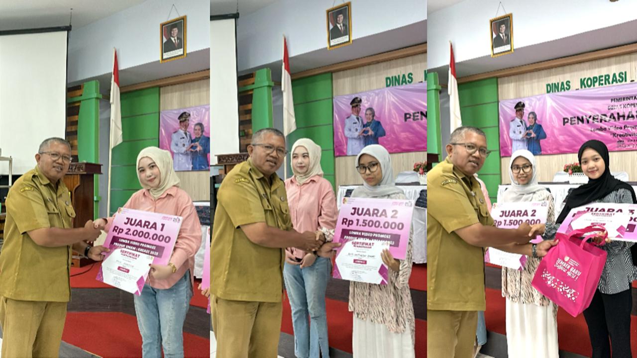 Diskopum Jember Umumkan Pemenang Lomba Video Promosi UMKM : KREASI 2025