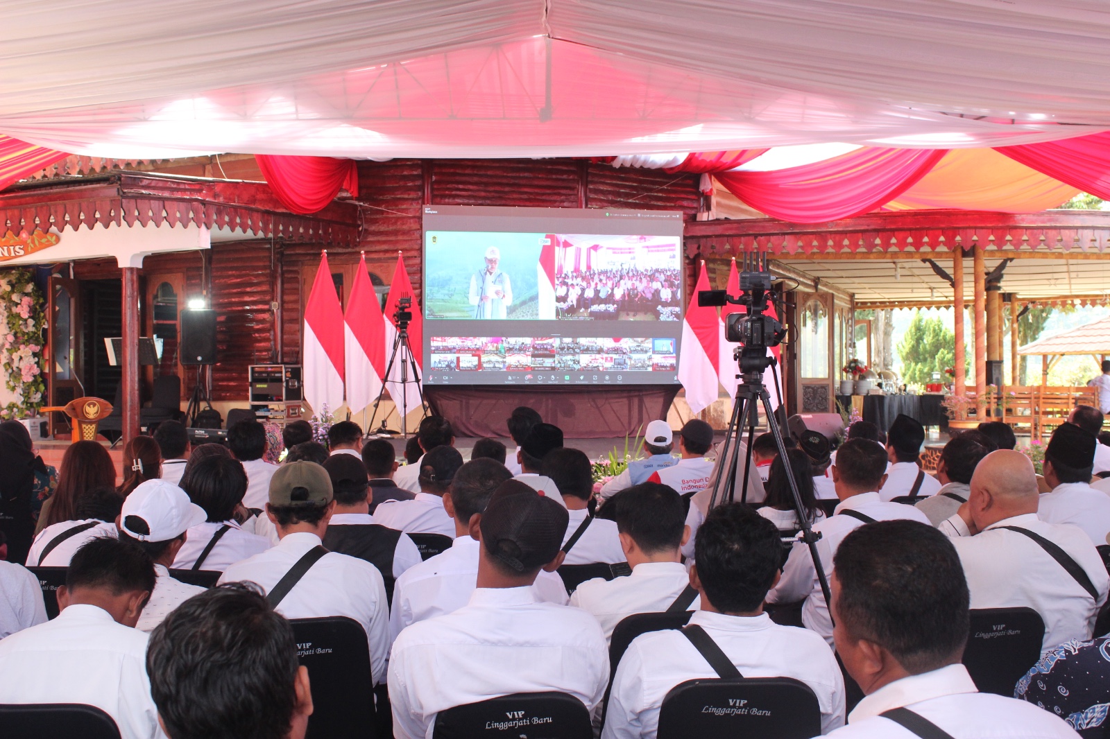 Diskopum Jember Gelar Peluncuran Kelembagaan Koperasi Desa/Kelurahan Merah  Putih Bersama Presiden Secara Virtual di Rembangan