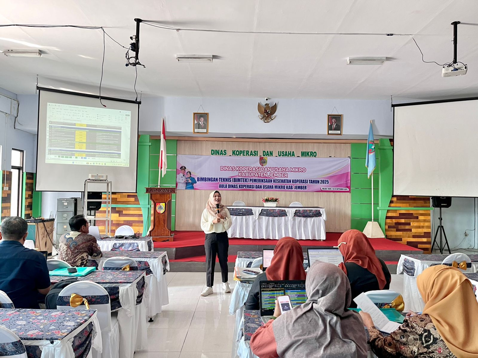 Diskopum Jember Gelar Bimbingan Teknis Pemeriksaan Kesehatan Koperasi