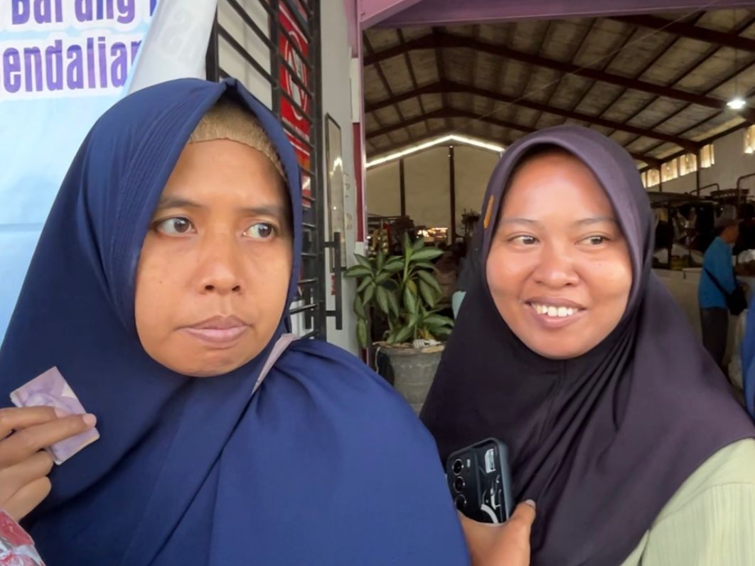 Antusiasme Tinggi, Operasi Pasar Kreongan Dipadati Warga