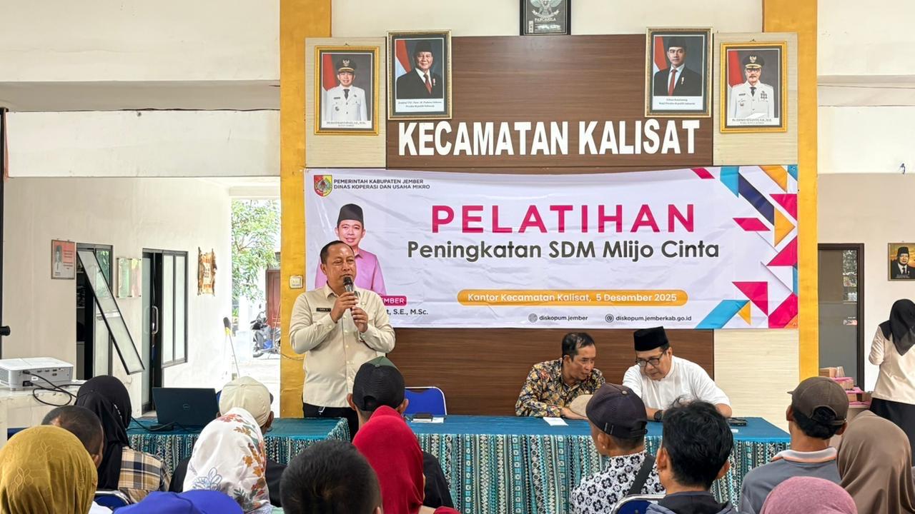 Pelatihan Peningkatan SDM Mlijo Cinta di Kecamatan Ambulu, Tingkatkan Kualitas Layanan Pedagang Mlijo