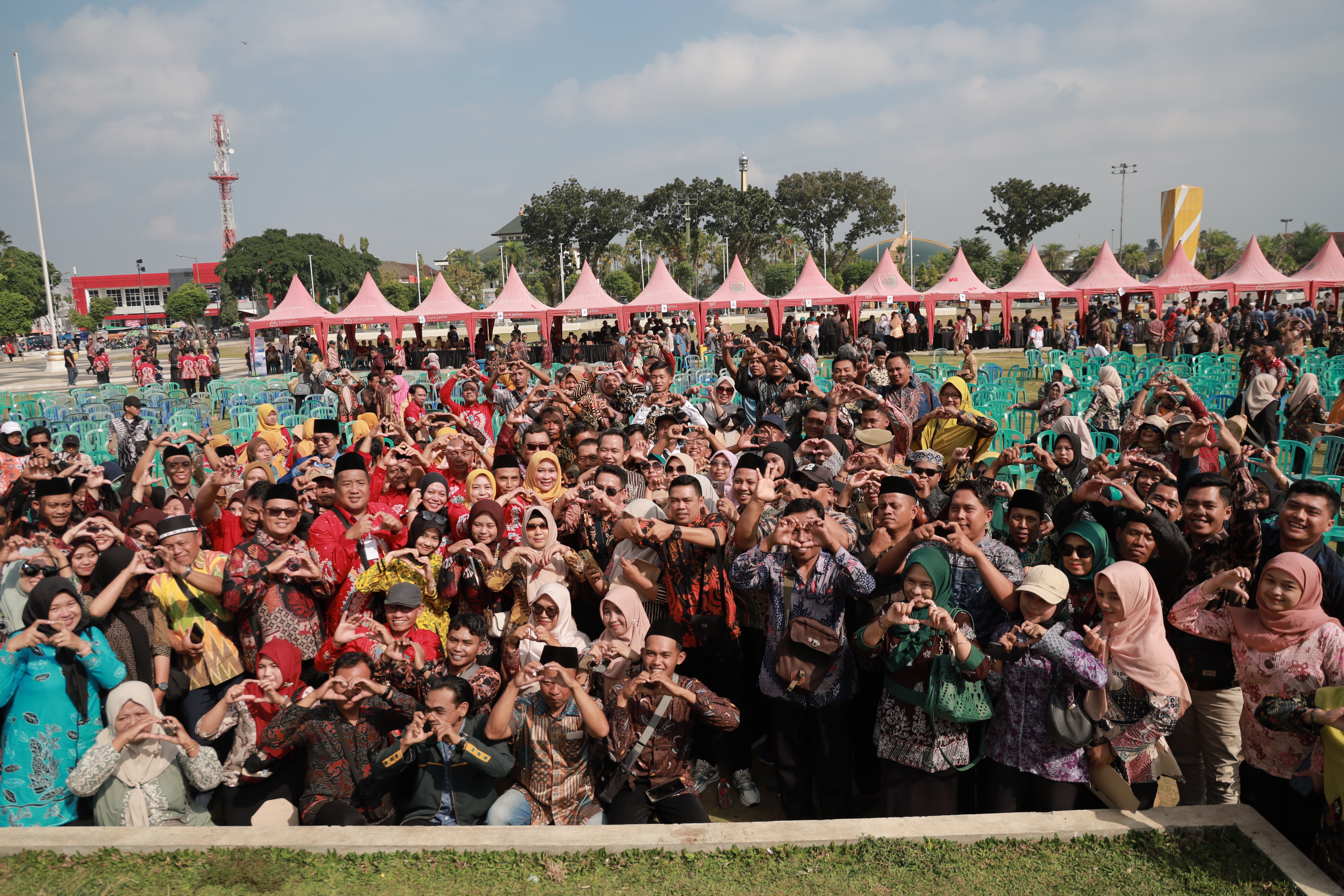 Peringatan Hari Koperasi Nasional ke 78 di Alun-Alun Kabupaten Jember