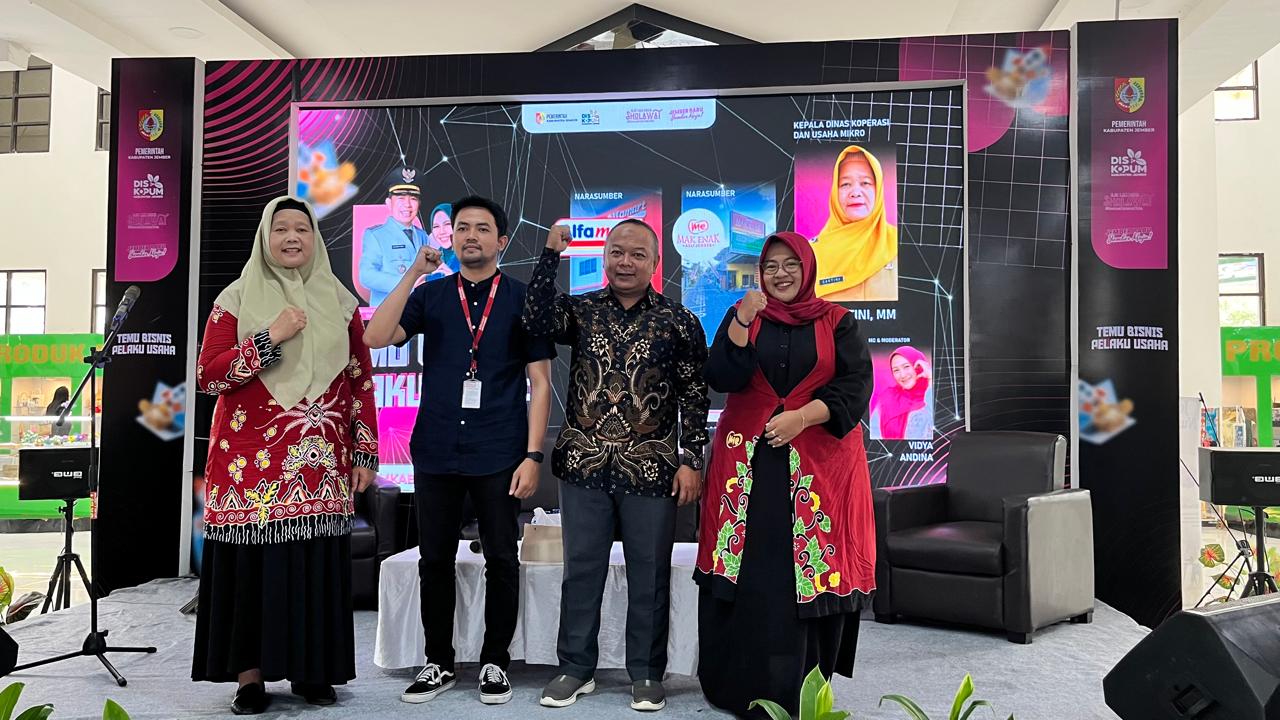 Diskopum Jember Gelar Temu Bisnis Pelaku Usaha di Gedung Jember Nusantara