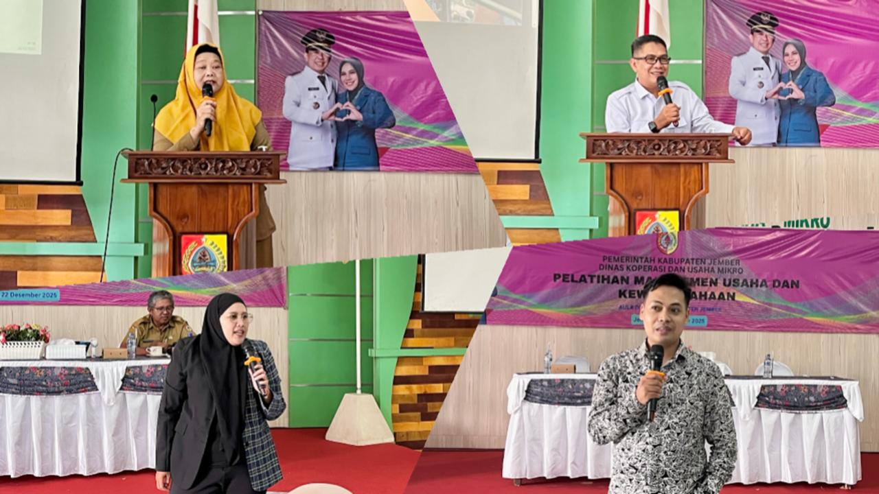 Diskopum Jember Gelar Pelatihan Manajemen Usaha dan Kewirausahaan bagi PKL