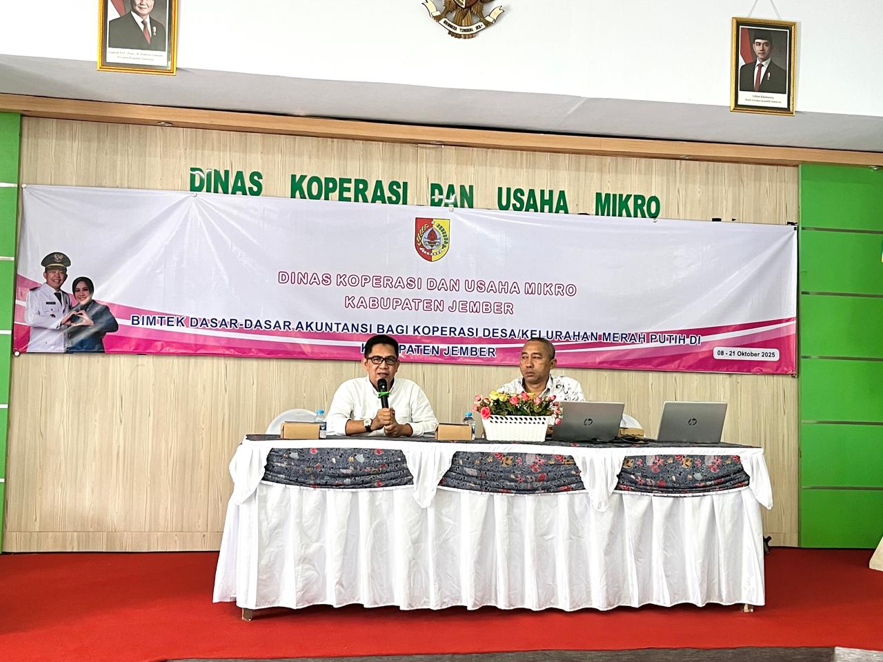 Bimtek Dasar-Dasar Akuntansi bagi Koperasi Desa/Kelurahan Merah Putih di Kabupaten Jember Resmi Dimulai!