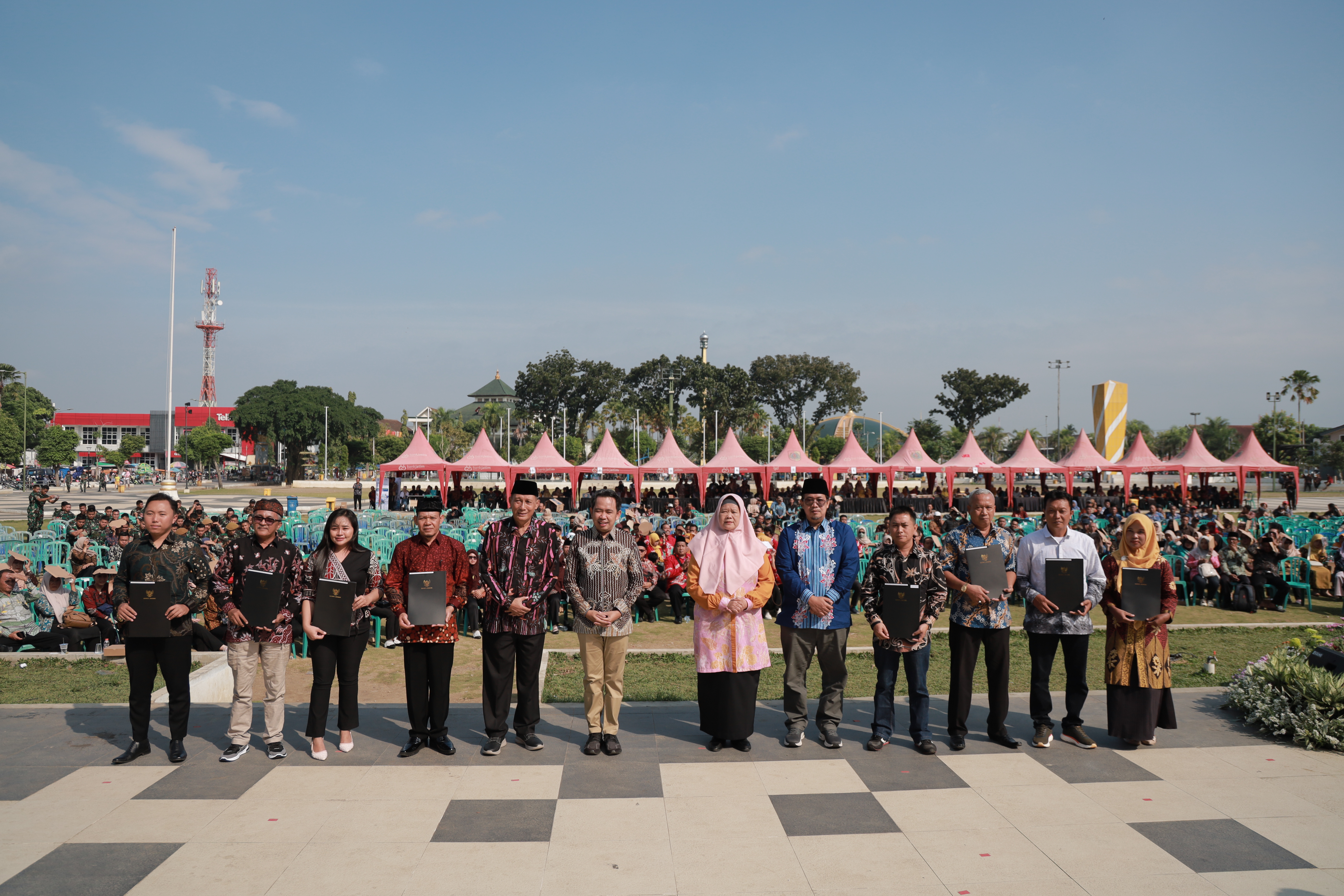 Peringatan Hari Koperasi Nasional ke 78 di Alun-Alun Kabupaten Jember