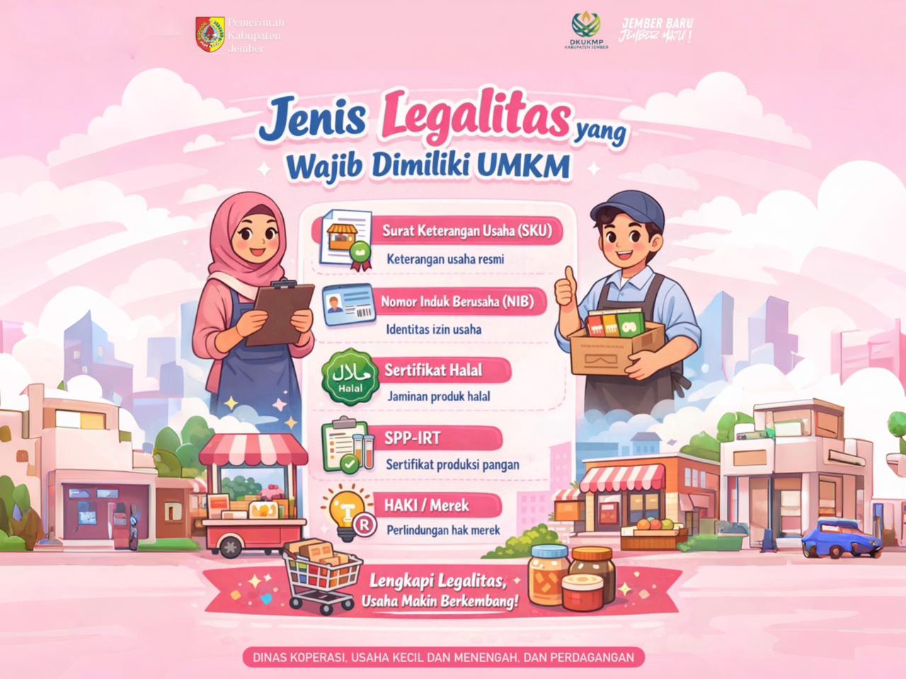 Perkuat Fondasi Bisnis, UMKM Jember Didorong Lengkapi NIB hingga Sertifikasi Halal