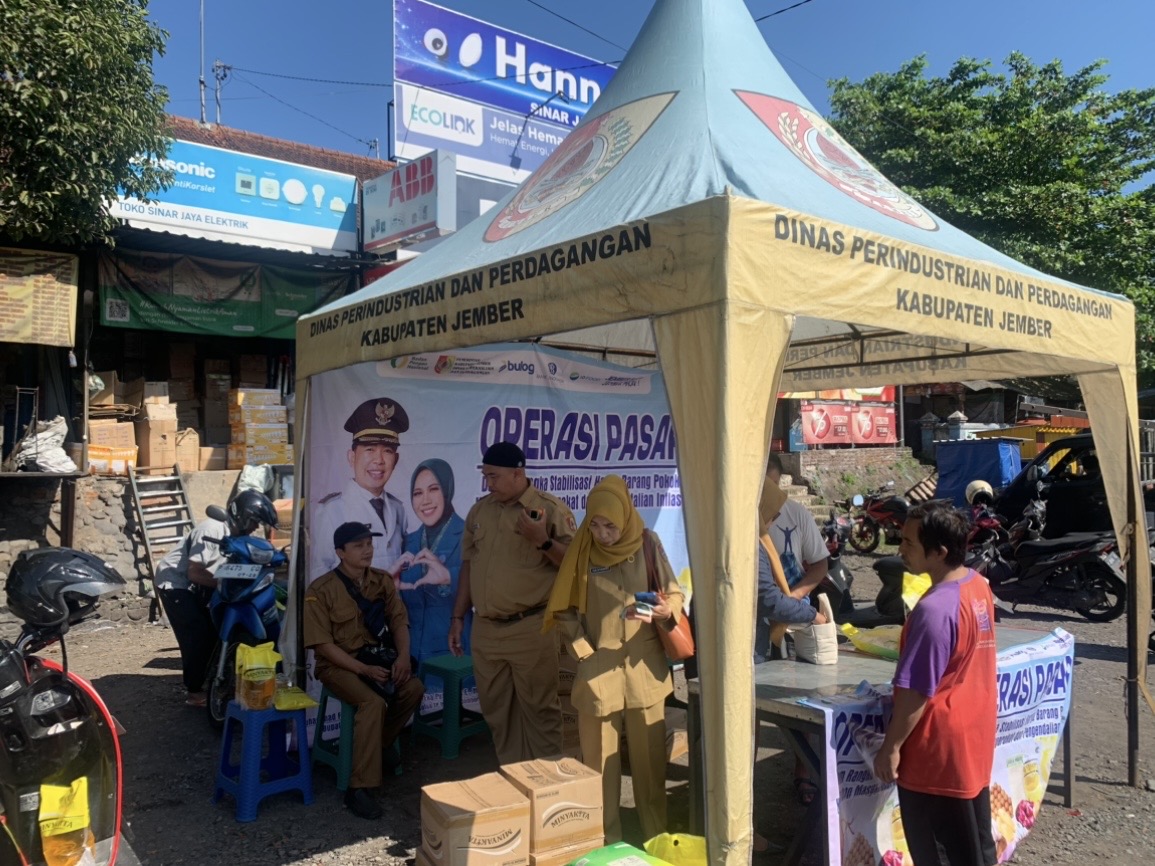 Operasi Pasar di Gebang, Upaya Pemkab Jember Jaga Stabilitas Harga Bahan Pokok