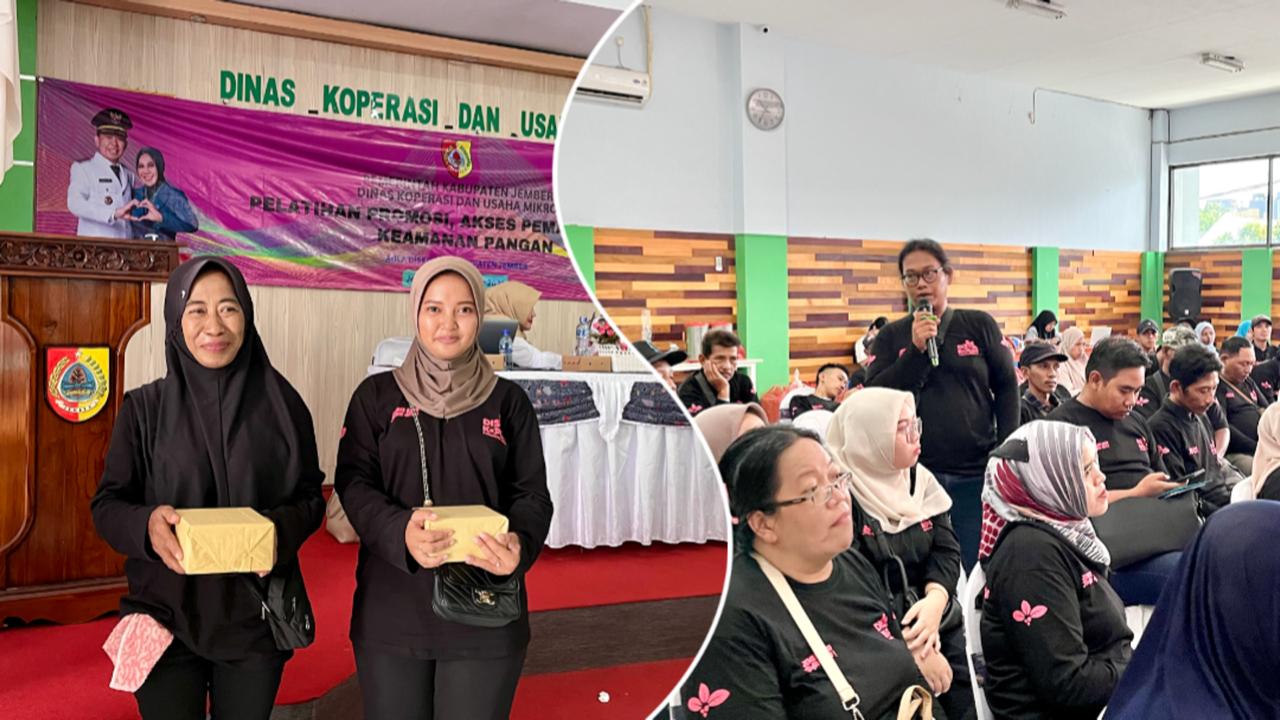 Diskopum Jember Gelar Pelatihan Promosi, Akses Pemasaran, dan Keamanan Pangan bagi PKL Kuliner
