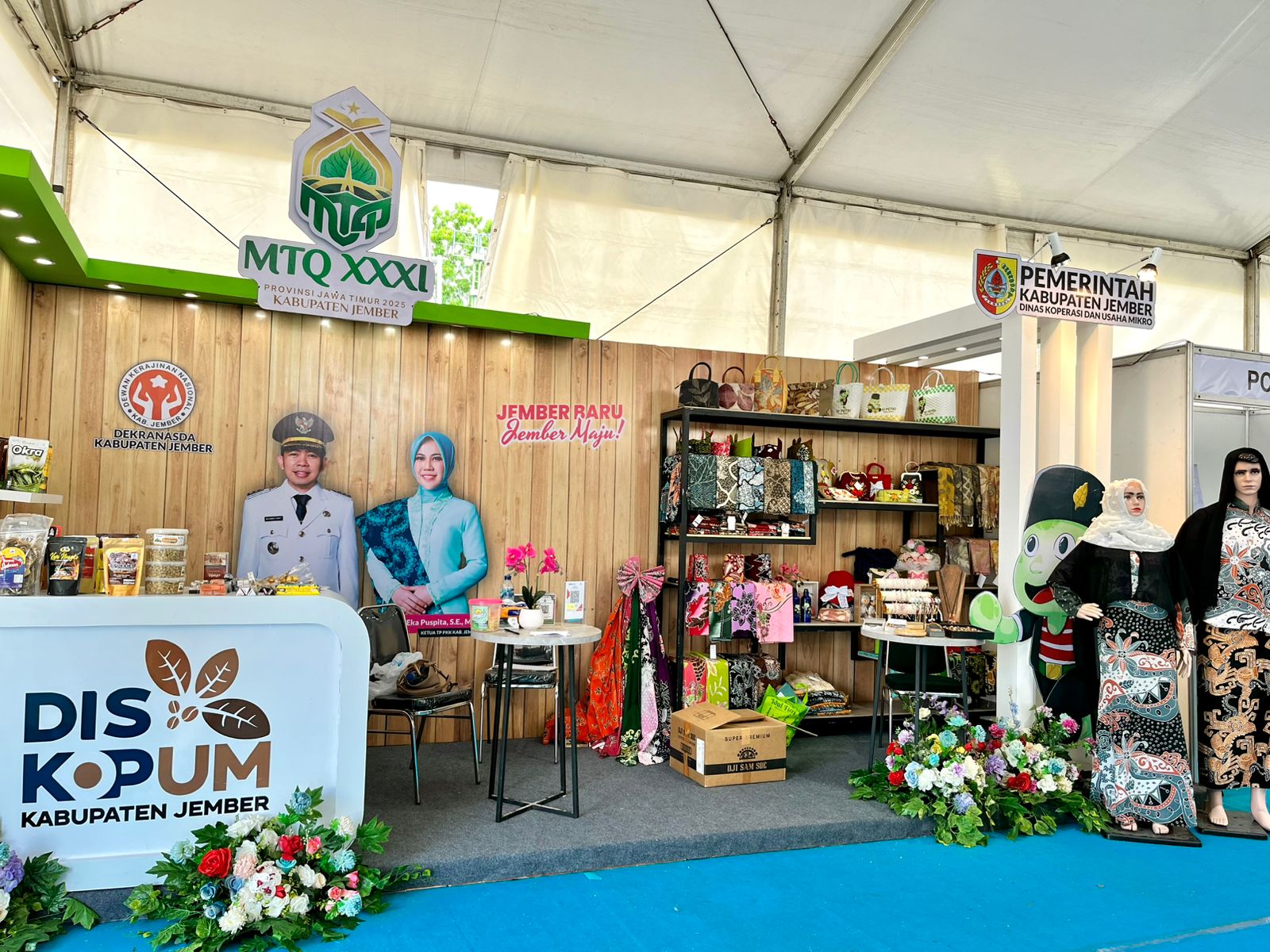 Diskopum Jember Hadirkan Pameran UMKM di Alun-Alun dan Stand UMKM di Berbagai Venue MTQ XXXI Jatim 2025