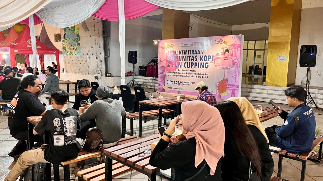 Temu Kemitraan Komunitas Kopi, Diskopum Dorong Pegiat Kopi Jember Naik Kelas