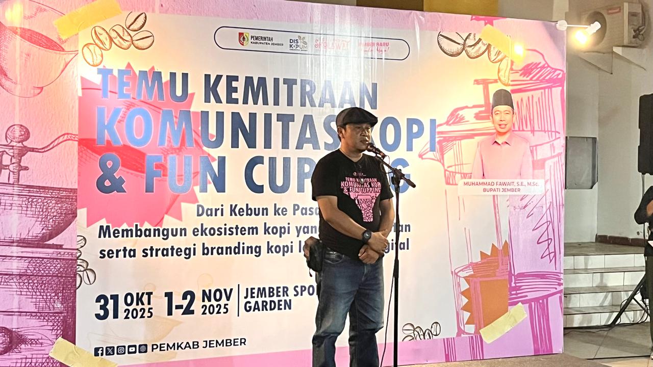Temu Kemitraan Komunitas Kopi, Diskopum Dorong Pegiat Kopi Jember Naik Kelas