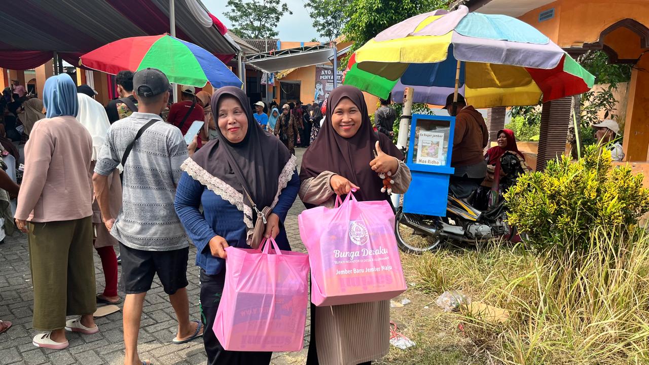 Bunga Desaku di Tempurejo: Silaturahmi Bupati Jember Bersama UMKM, PKL, dan Mlijo